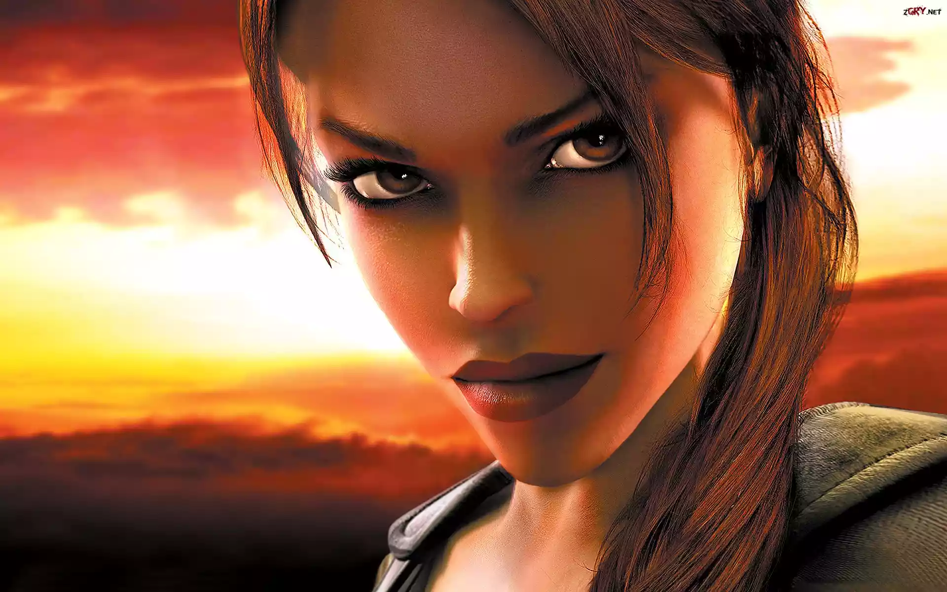 Portret, Lara Croft