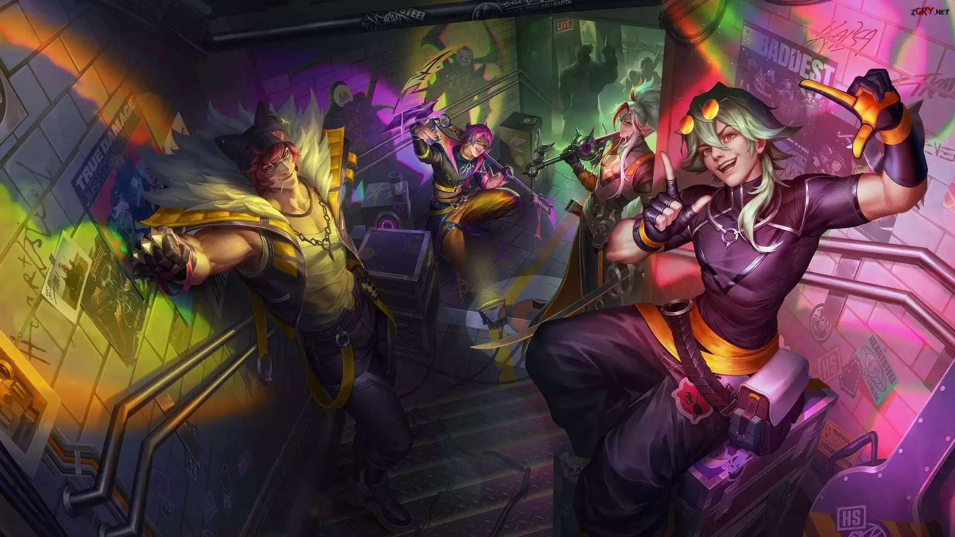 Cztery, Postacie, Gra, League Of Legends