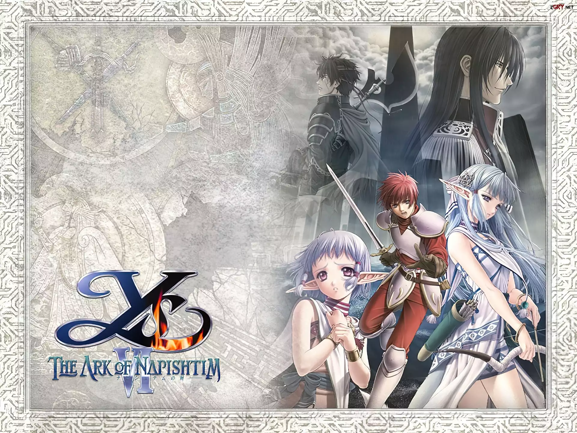 Ys Vi The Ark Of Napishtim, postacie, grafika, manga