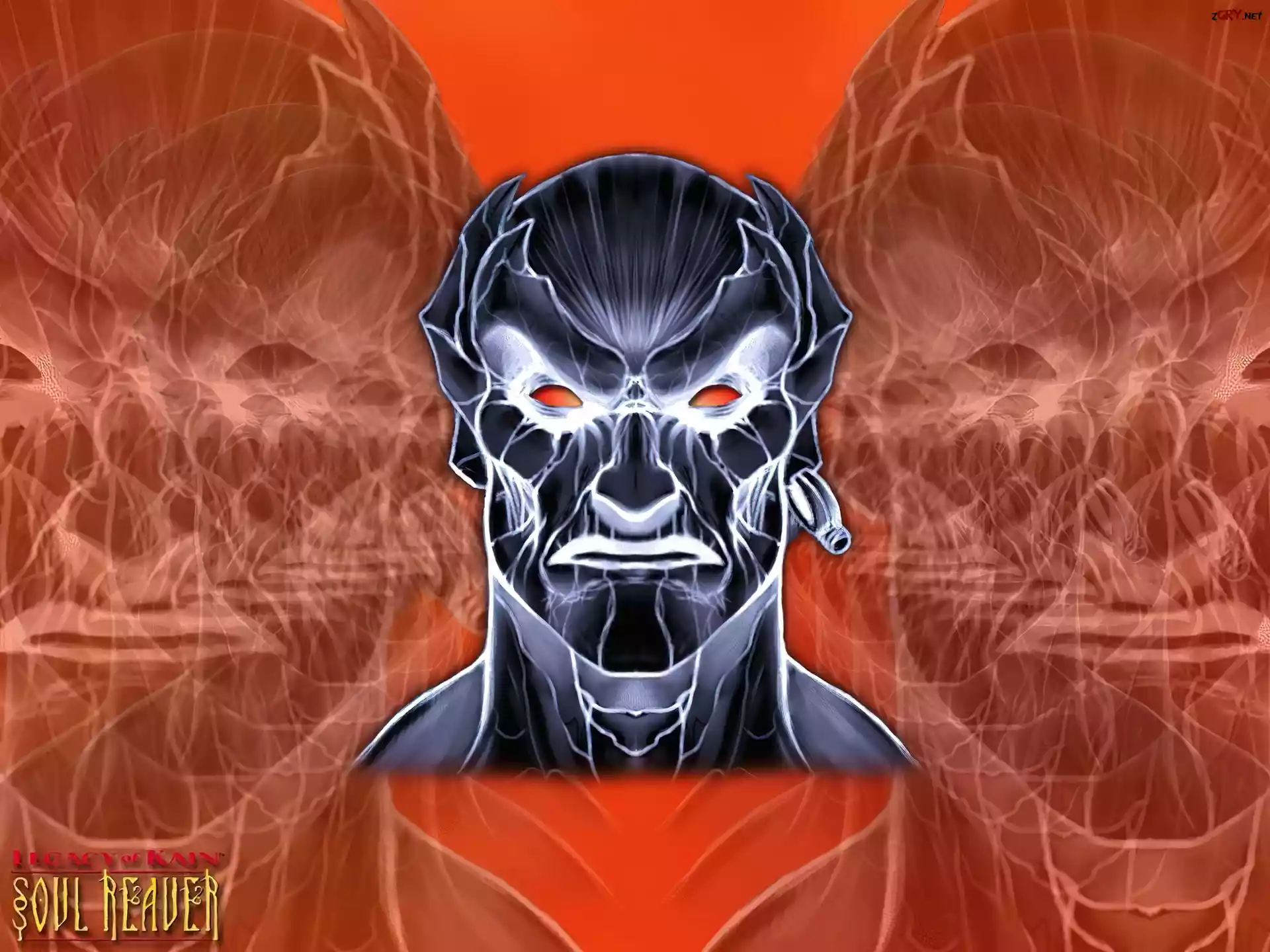 Legacy Of Kain Soul Reaver, postać, twarz, grafika