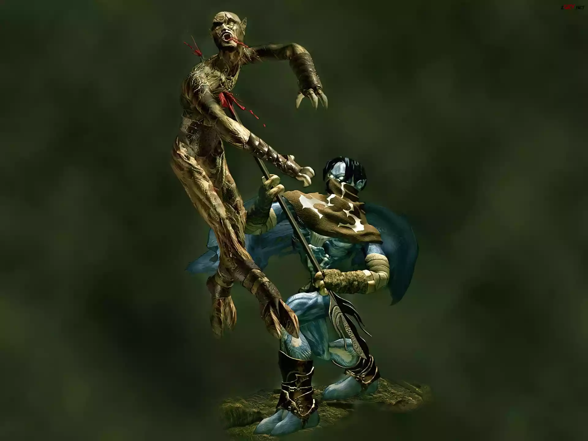 Legacy Of Kain Soul Reaver, postać, potwór, włócznia