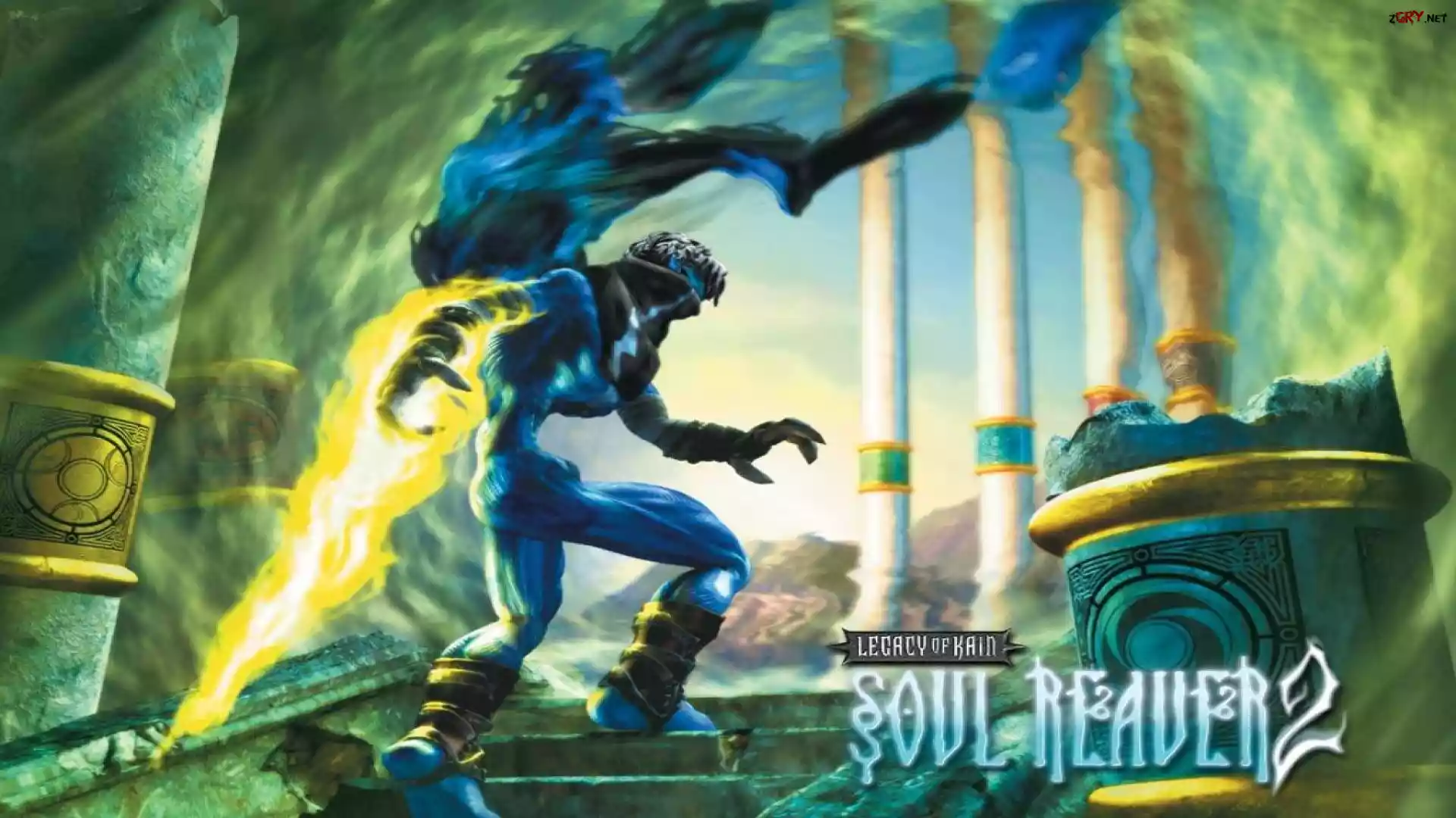 Legacy Of Kain Soul Reaver 2, postać, potwór, ogień
