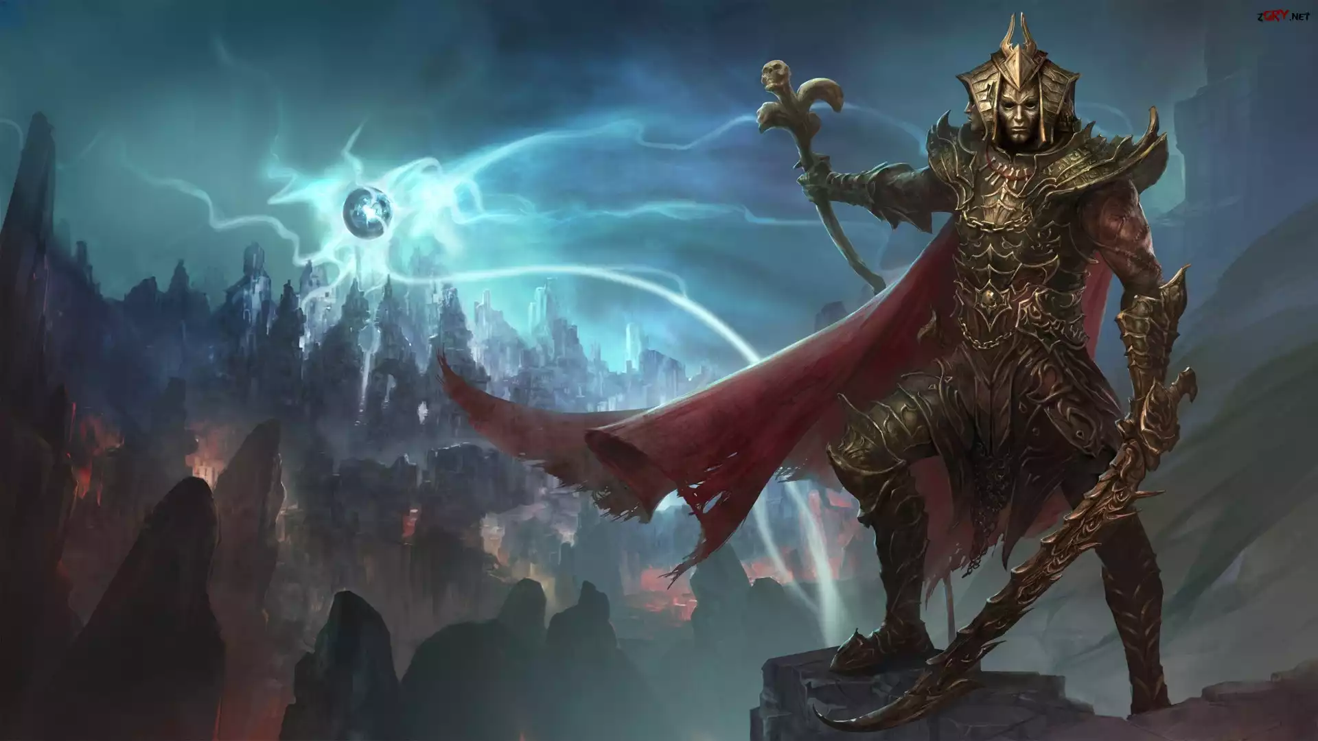 Gra, Divinity Original Sin II, Postać, Fane, Nieumarły, Odzienie, Maska, Cztery, Twarze