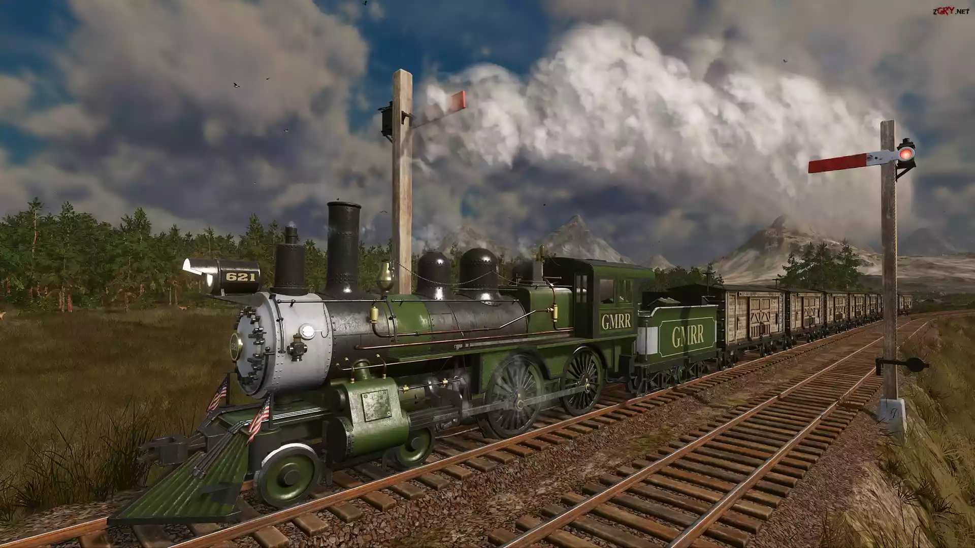 Pociąg, Tory, Gra, Railway Empire 2