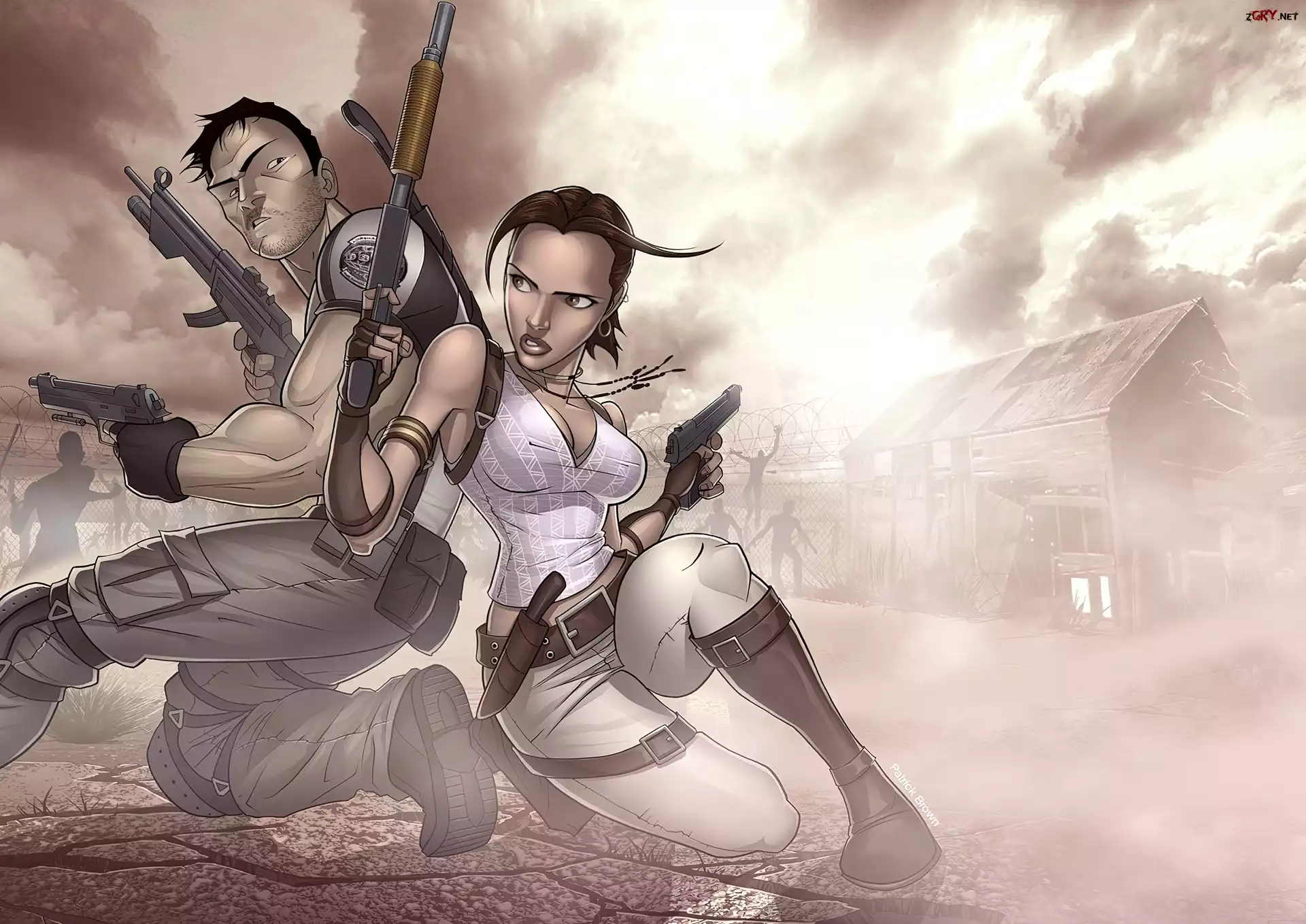 Resident Evil 5, Karykatury