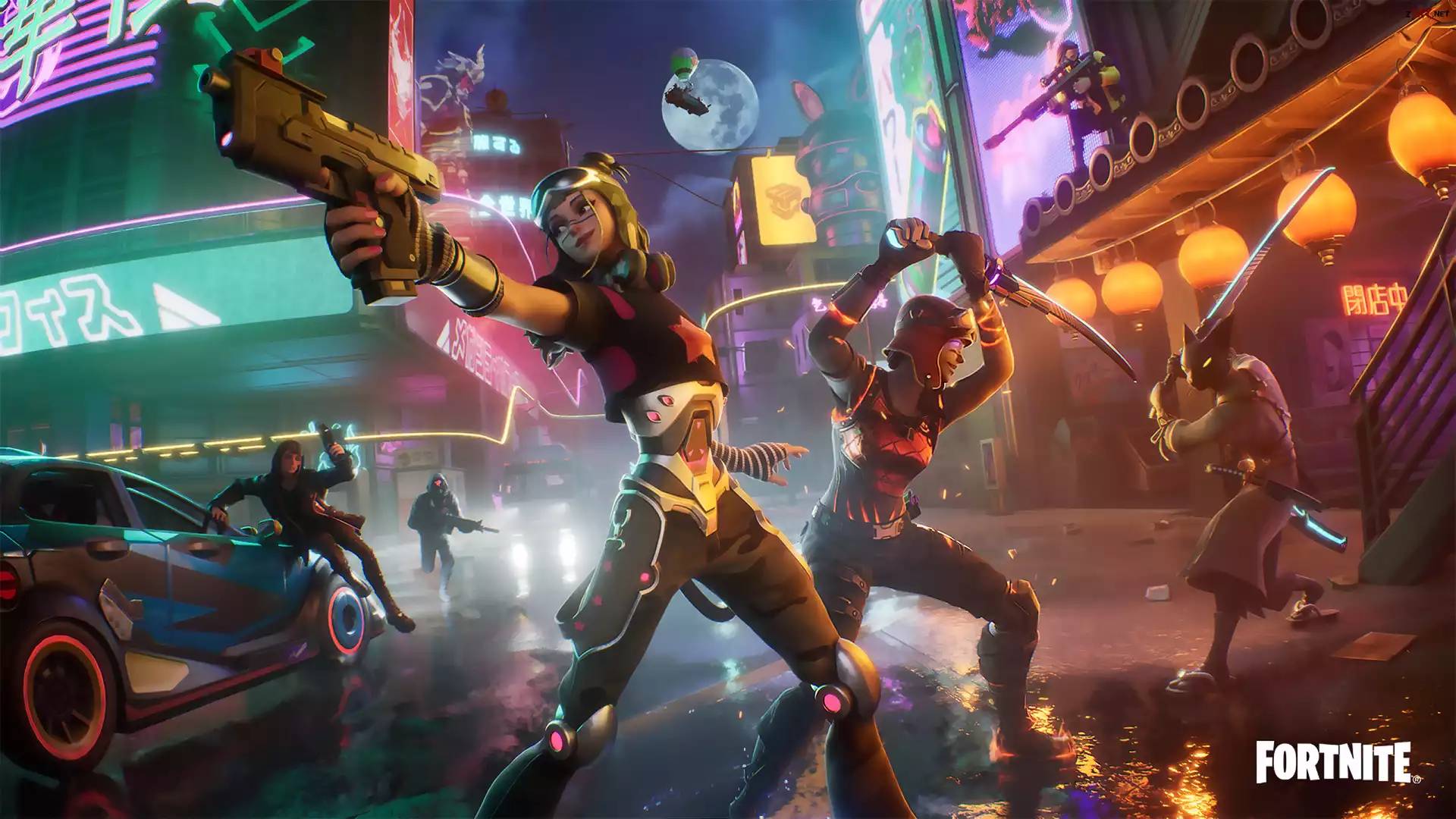 Gra, Fortnite Renegade Runner Cool, Postacie