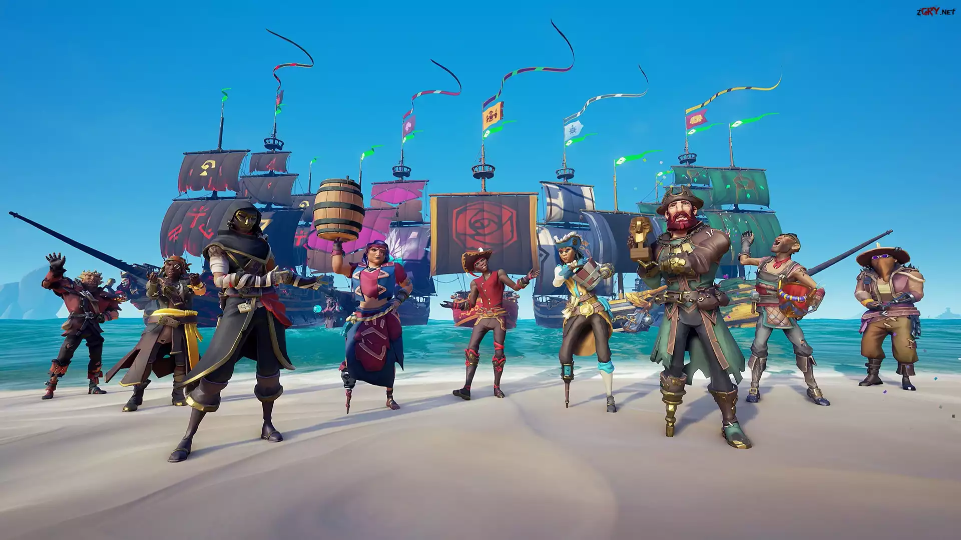 Postacie, Statki, Gra, Sea of Thieves