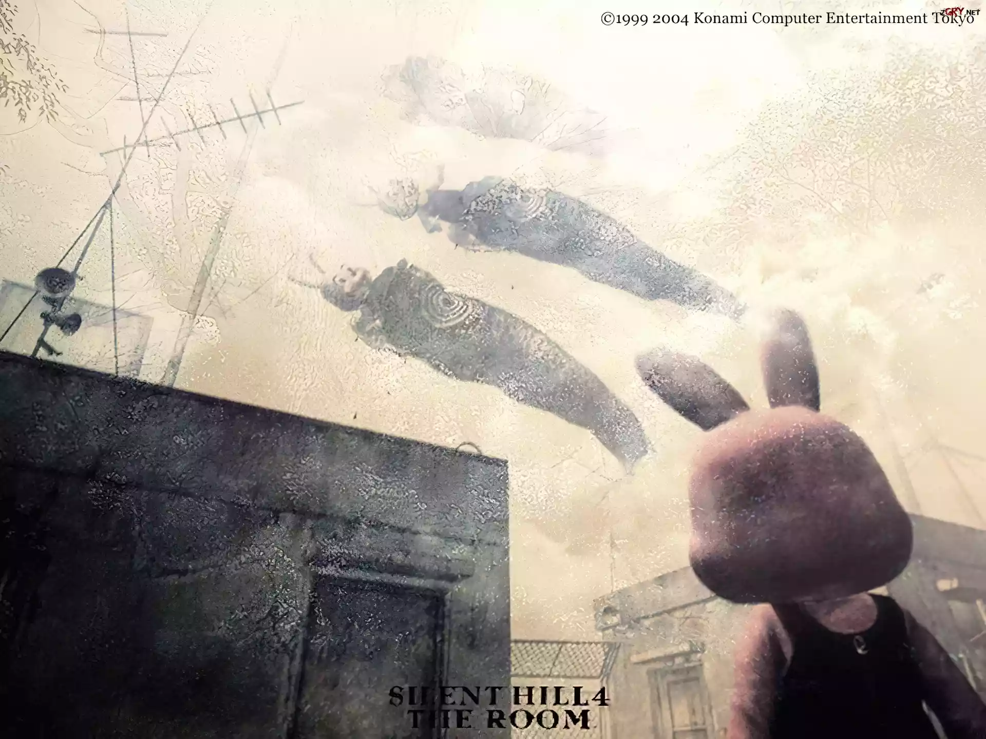 Silent Hill 4, budynek, anteny, królik
