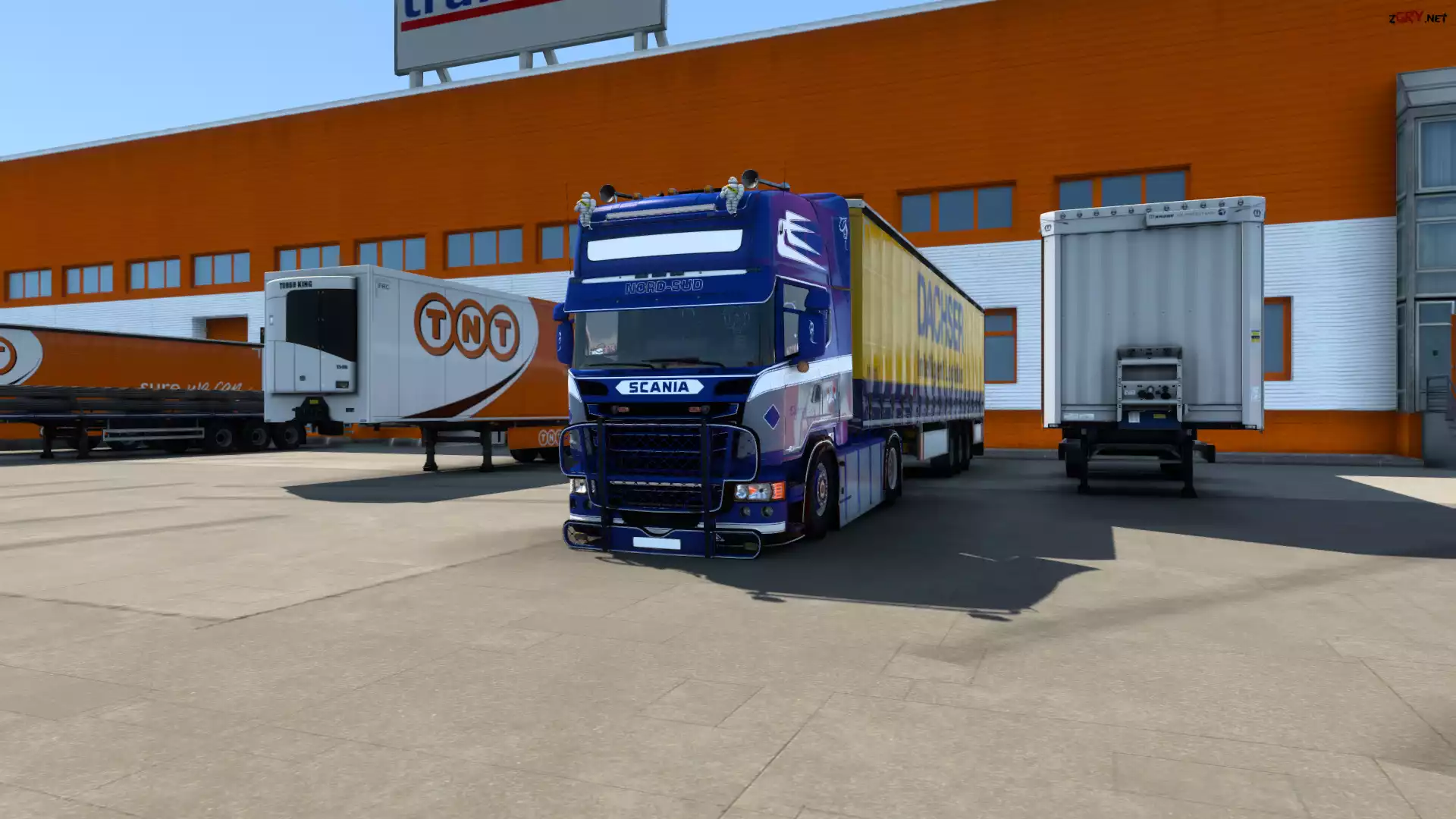 Gra, Euro Truck Simulator 2, Scania V8