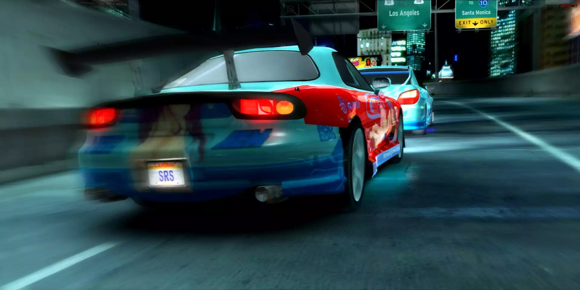 Street Racing Syndicate, samochód, ulica, wieżowce