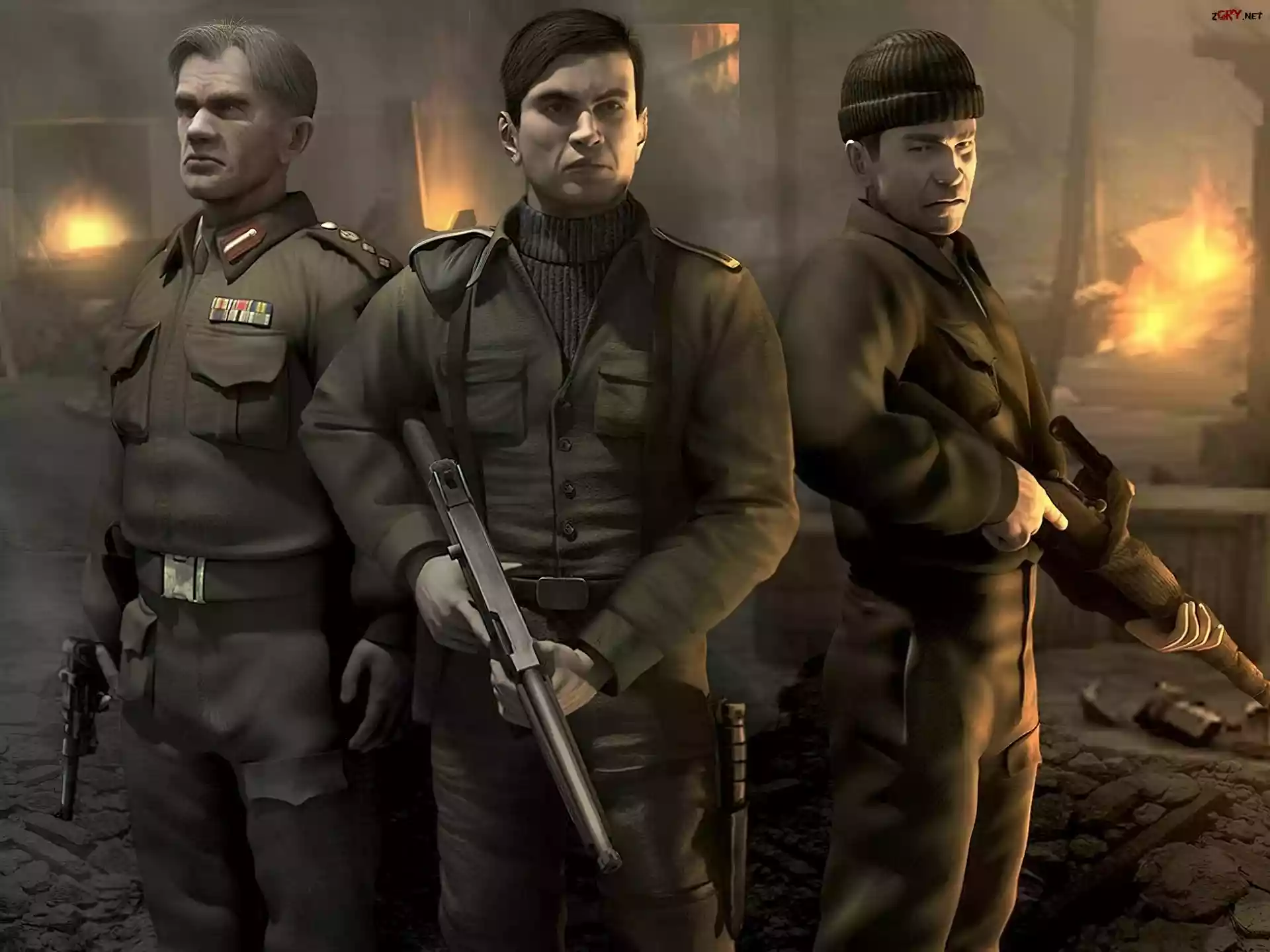 Commandos Strike Force, postacie, mężczyzna, broń, Żołnierze