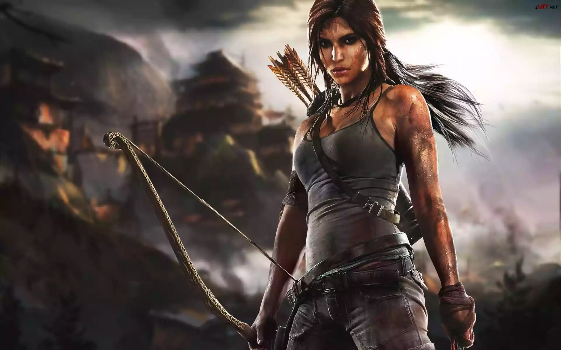 Tomb, Raider, Wojowniczka, Łuk