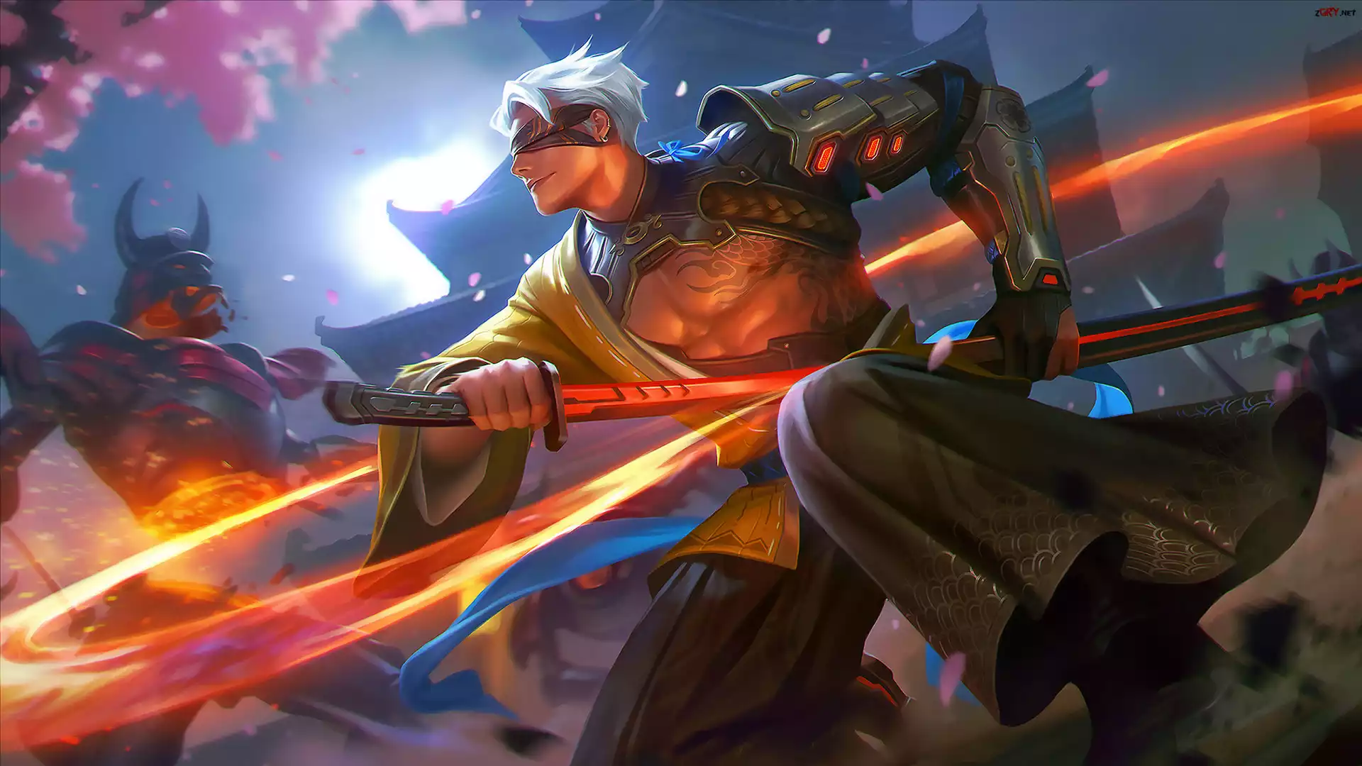 Gra, Mobile Legends Bang Bang, Samuraje, Miecz, Walka