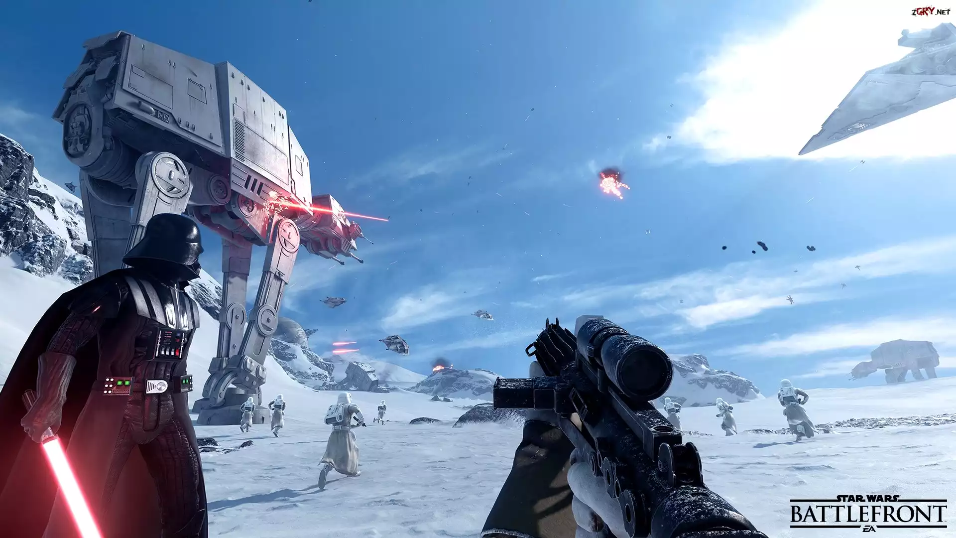 Star Wars: Battlefront, Postacie, Darth Vader, Walka